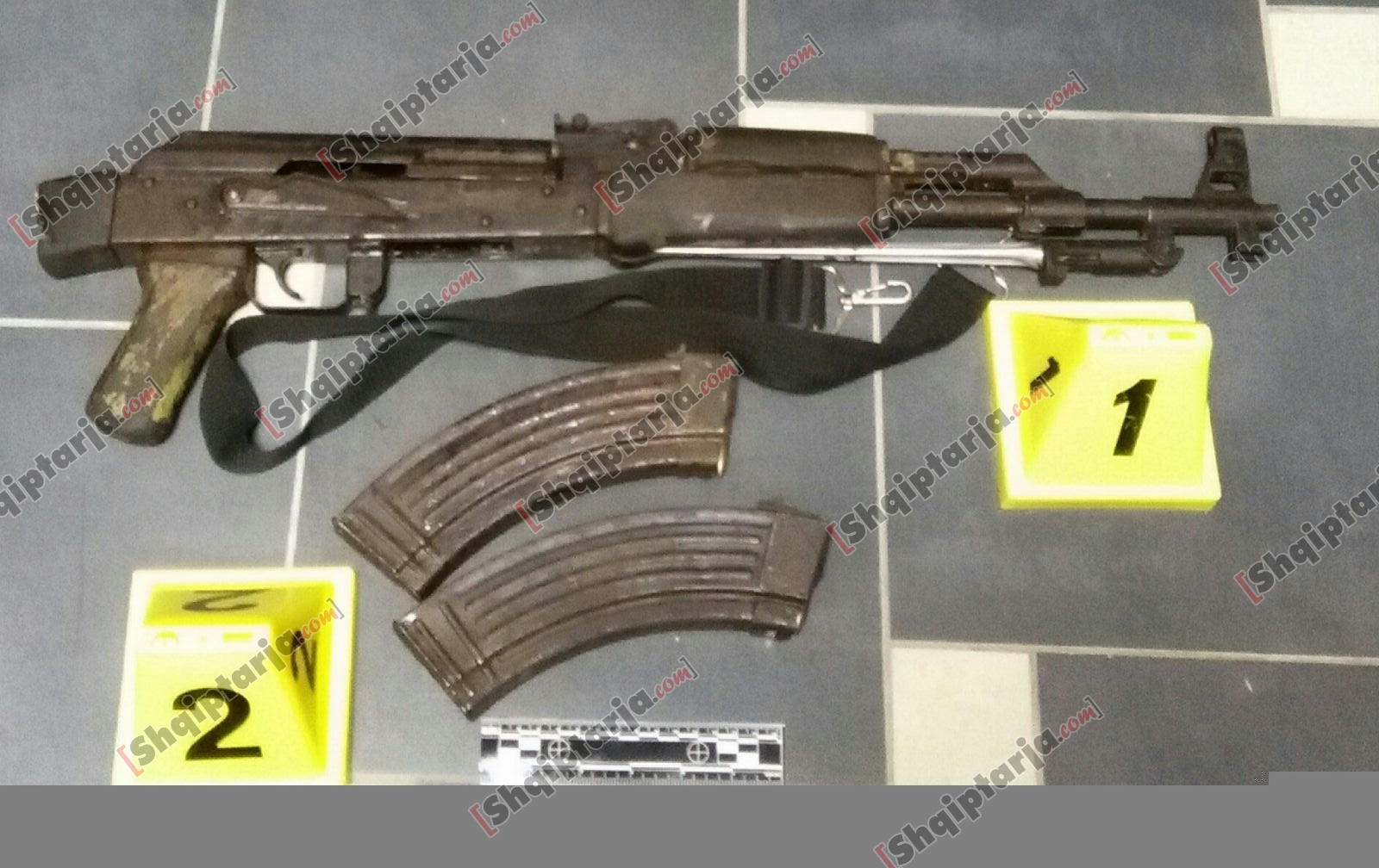 arma e perdorur nga david qosja