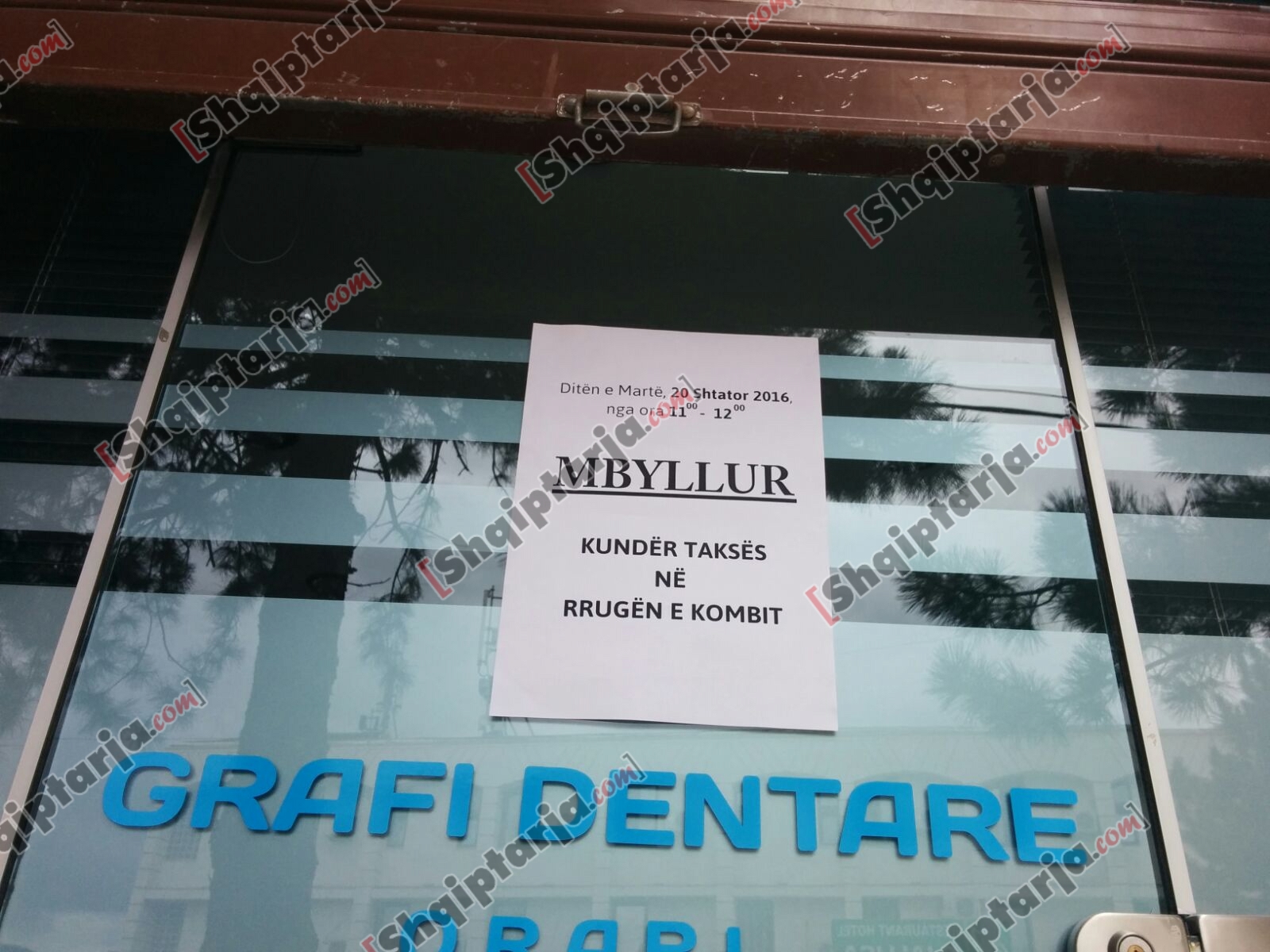 bizneset e mbyllura per protest