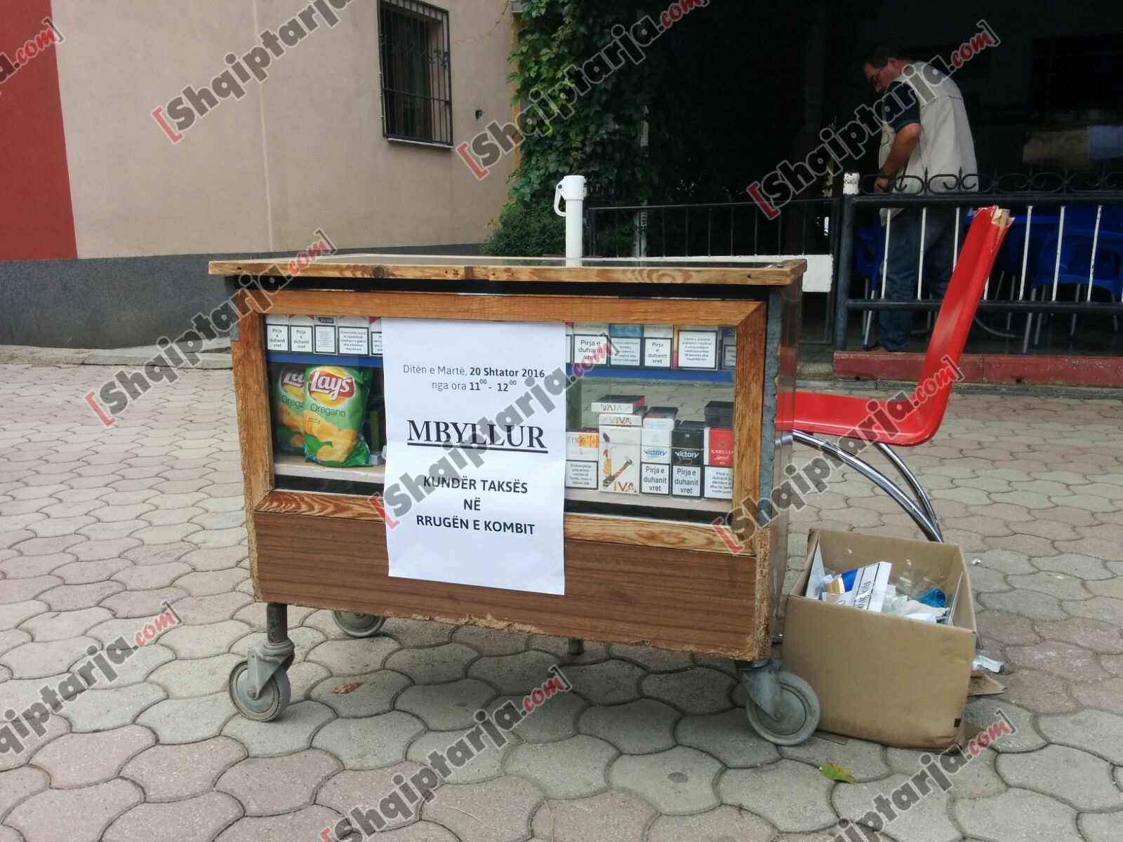 bizneset e mbyllura per protest