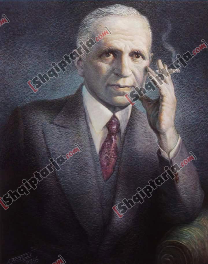 Faik Konica, tablo nga Llazar Taçi