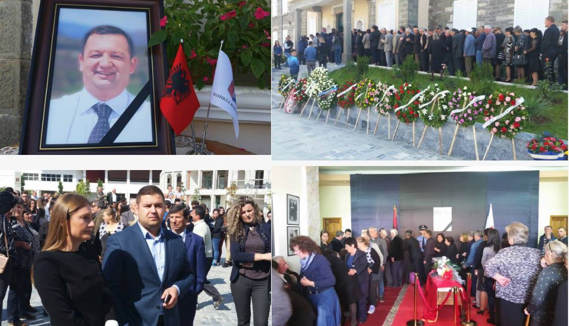 homazhenë nder të kryebashkiakut të Kolonjës