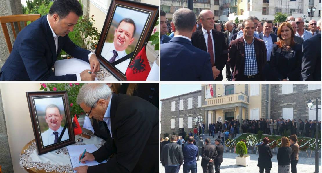 homazhenë nder të kryebashkiakut të Kolonjës