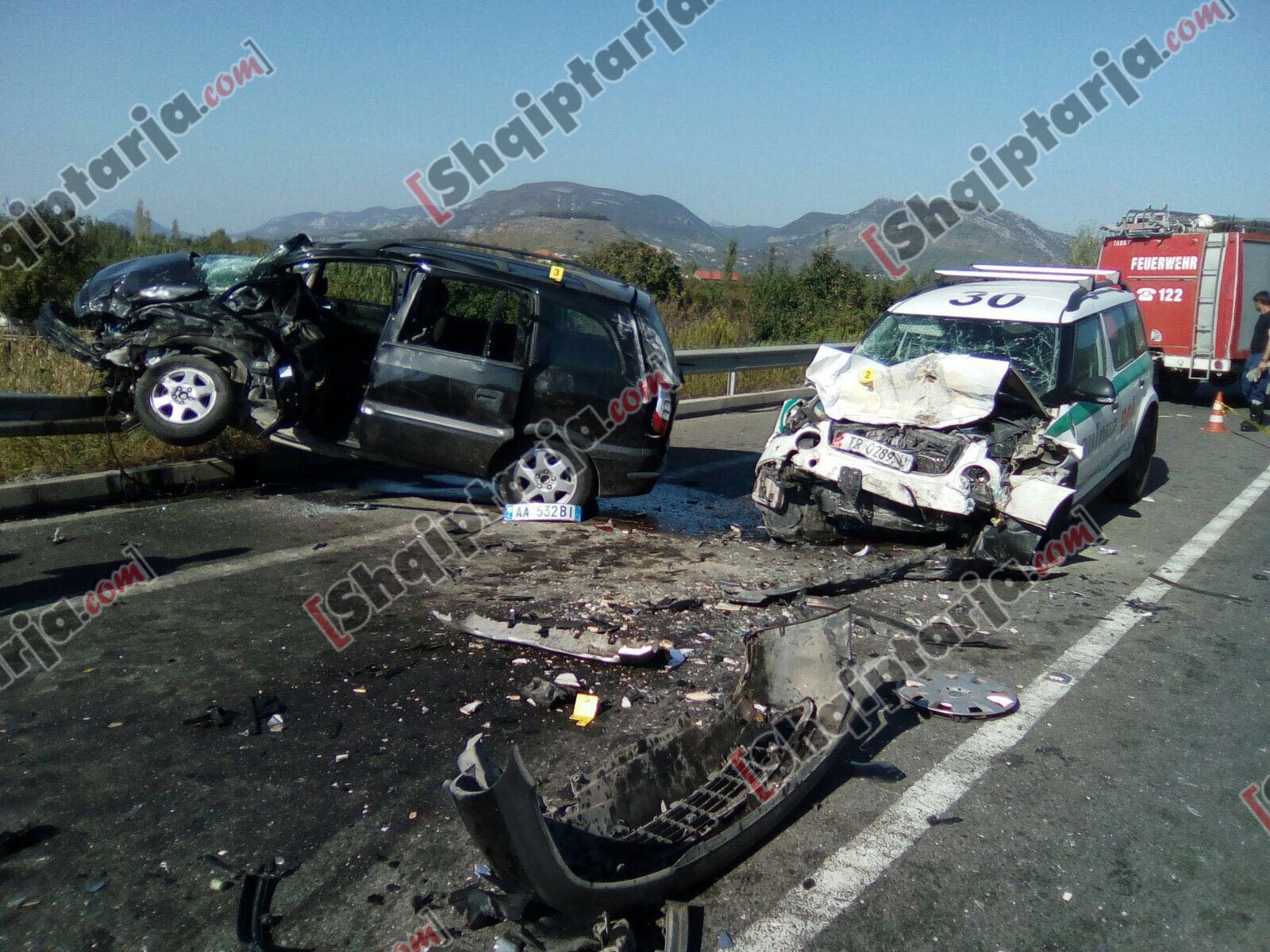 aksident rruga kombit