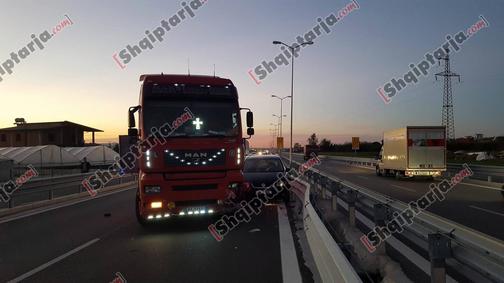 aksident maunia lushnje