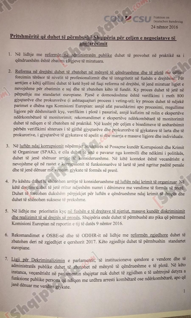 7 kushtet e gjermanise