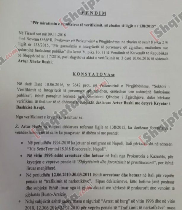 artur bushi faksimile