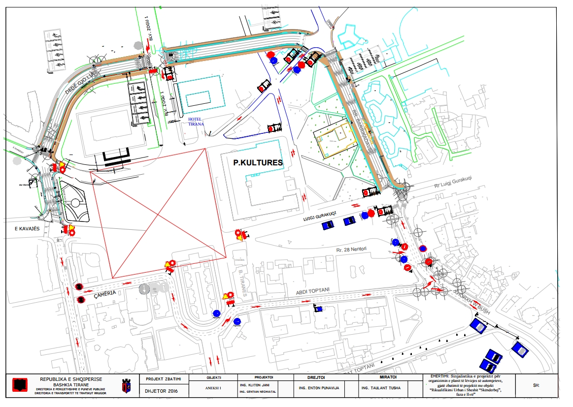 harta e devijimit te trafikut