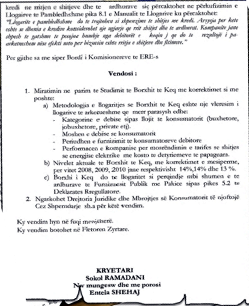 berisha dokument cez