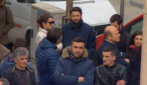 shkelzen berisha ne proteste