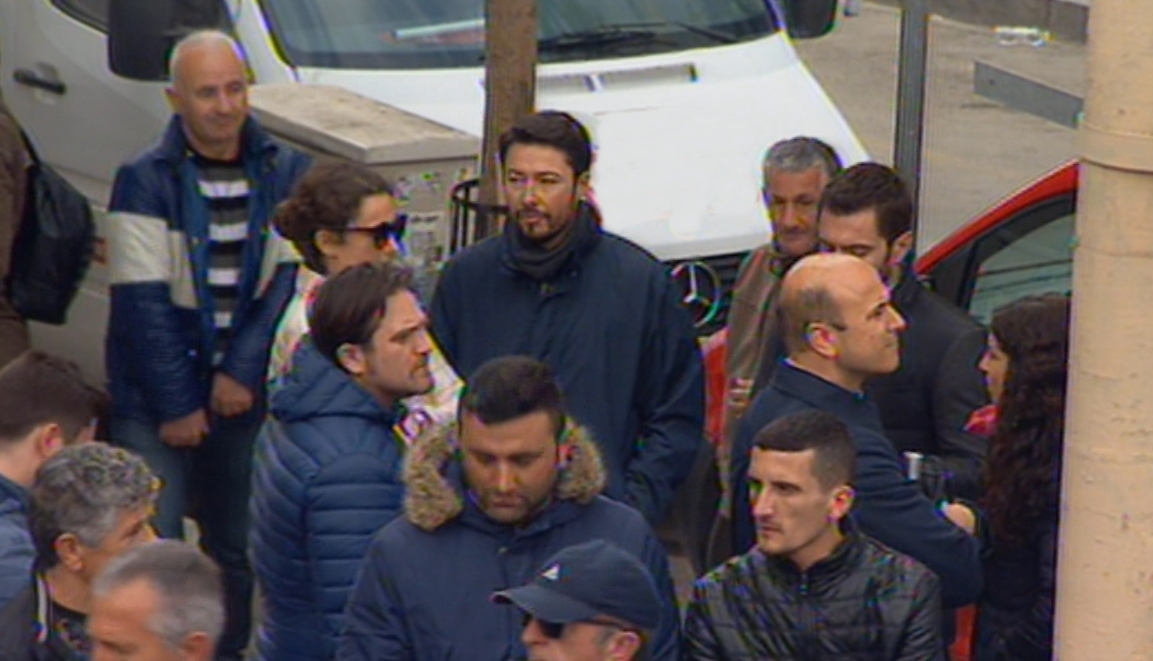 shkelzen berisha ne proteste