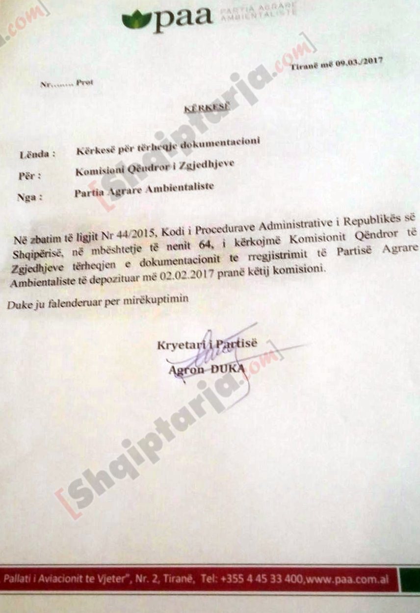 partia agrare ambientaliste kqz