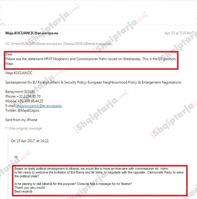 email e maja kocinjacic