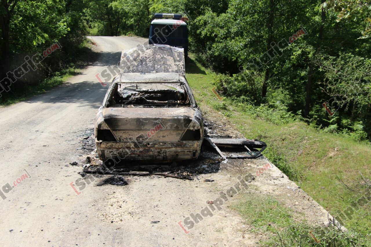 makina e djegur ne mat