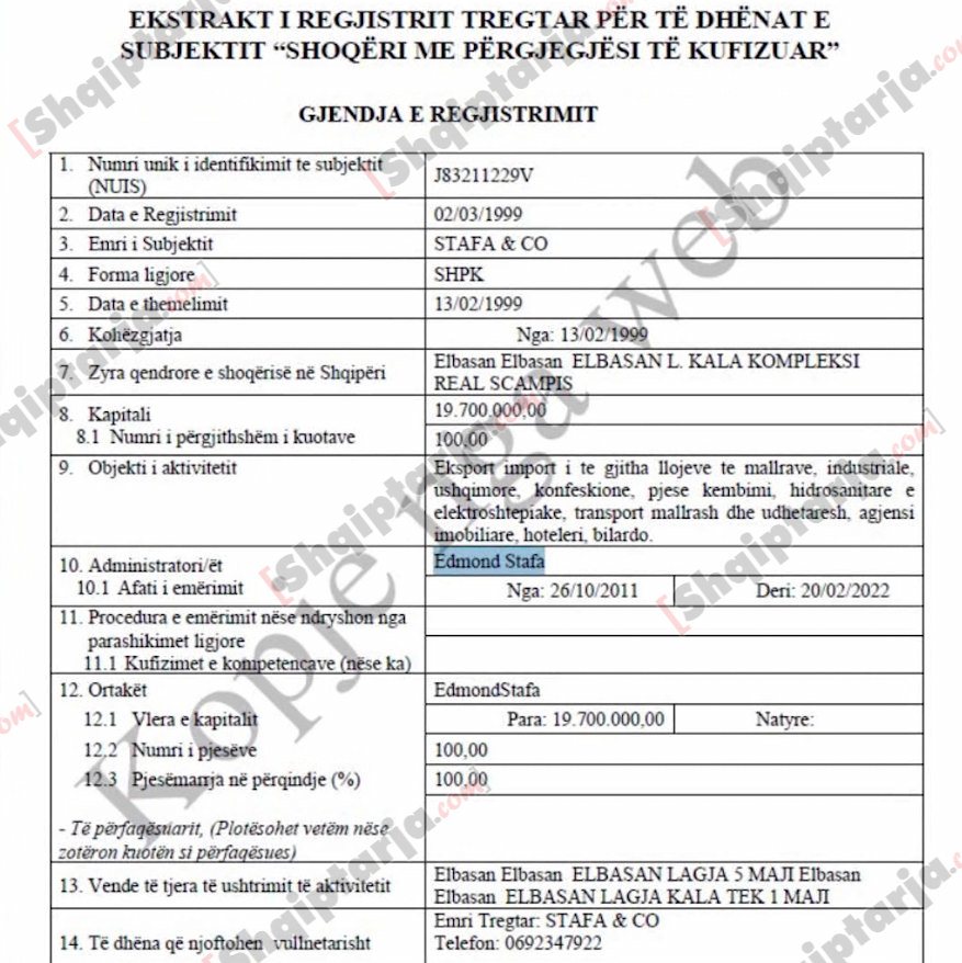 ekstrakti per edmond stafa qkr
