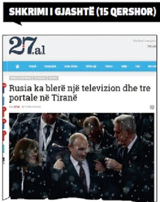 fake news shqiperi