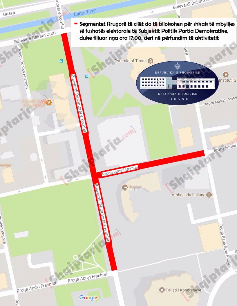 segmentet qe bllokohen shkak protesta pd