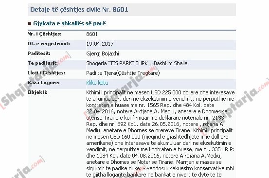 gjergj bojaxhi faksimile 1