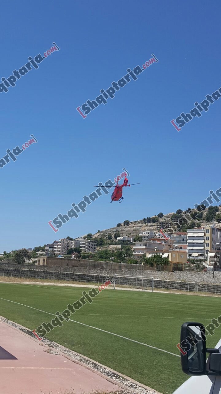 polici transportohet me helicopter