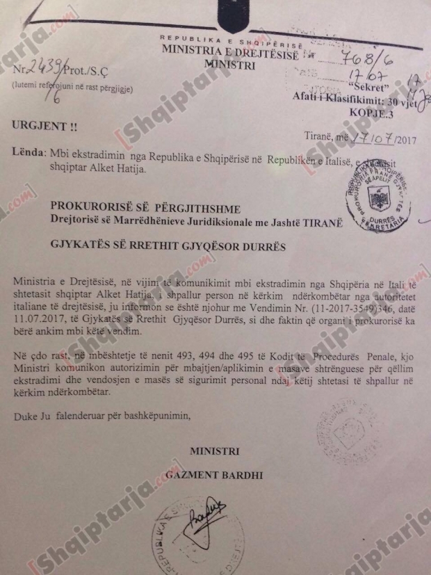 ministria e drejtesise