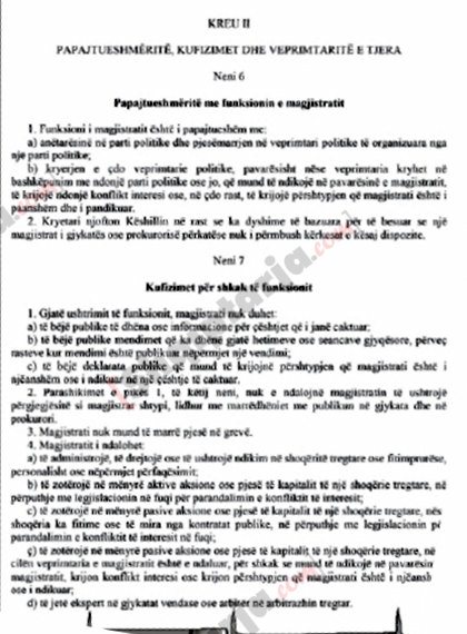 gjyqtaret jo me biznese dokument nga gazeta print screan