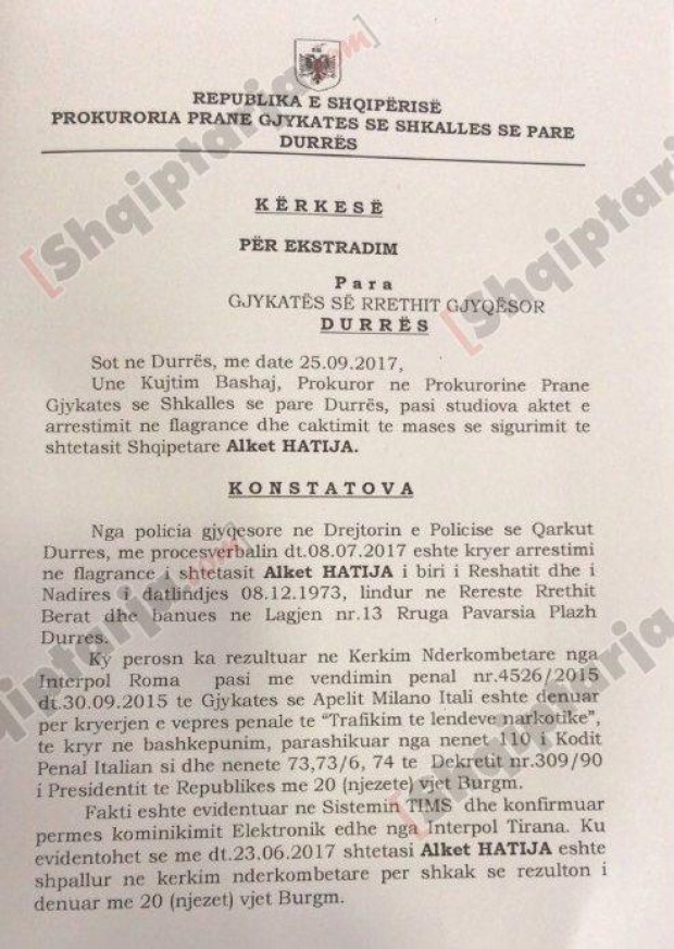 kerkese per ekstardim