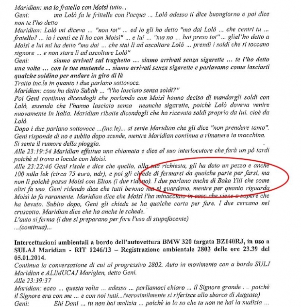 dokumenti pjesa ku permendet ylli baka