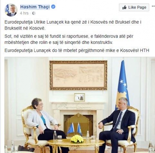 thaci lunacek