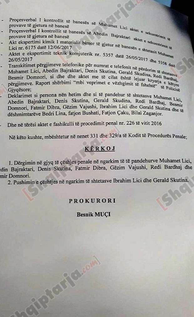 kerkesa muhamet lici prokuroria krimet e renda