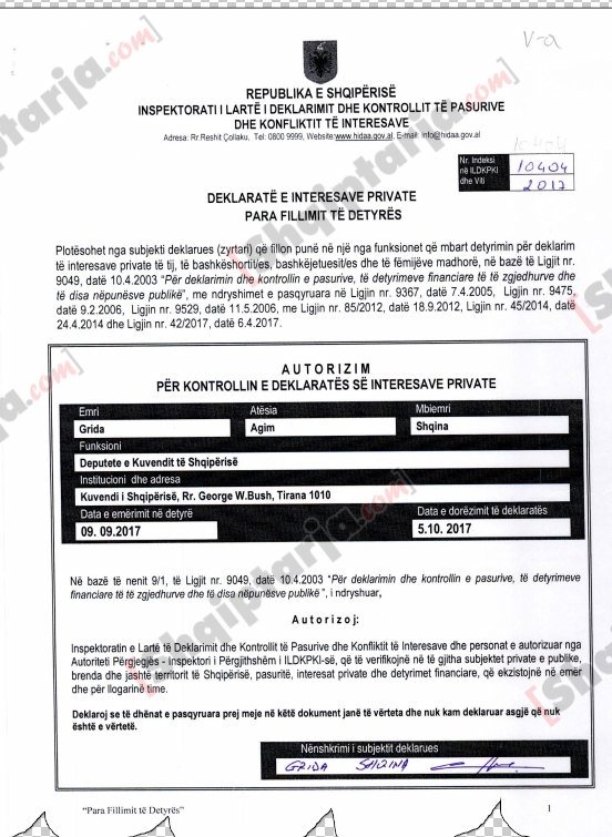 dokument 1 pasuria deputetet