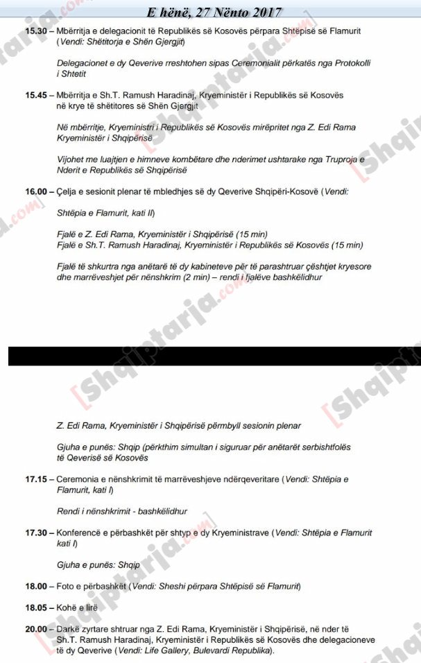 mbledhja qeverive rendi