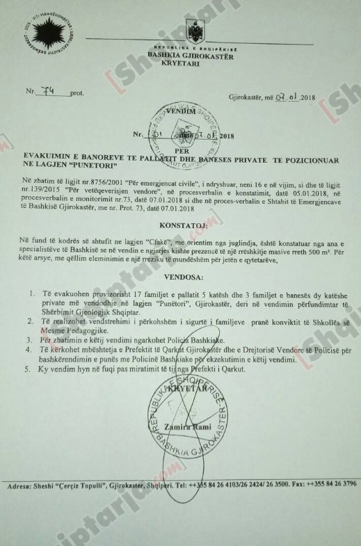 vendimi bashkise gjirokaster