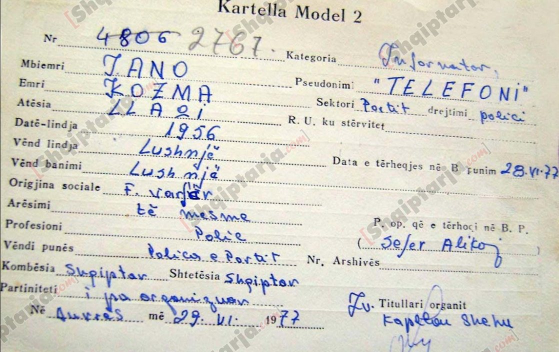 dosieri kandidatet rezultojne