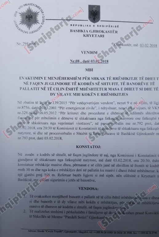 DOKUMENT GJIROKASTER