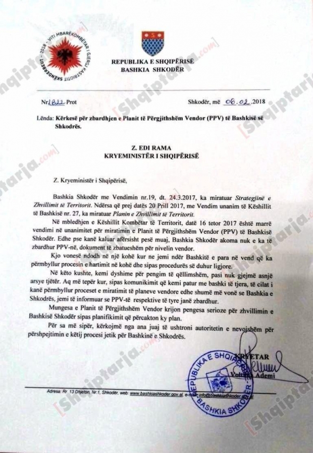 shkresa bashkia shkoder