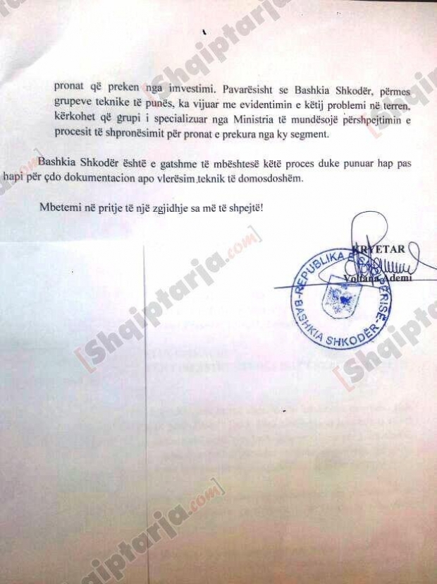 shkresa bashkia shkoder