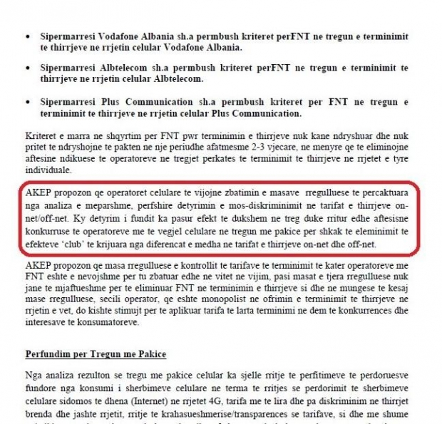 Raporti i AKEP i 2017