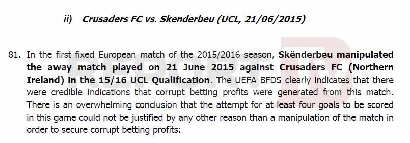 SKENDERBEU crusaders