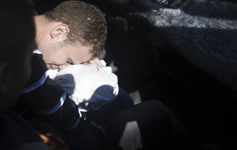 Gazetari me bebin ne gaza