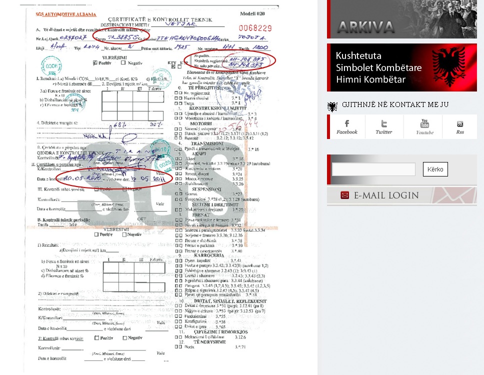 Dokument nga presidenca