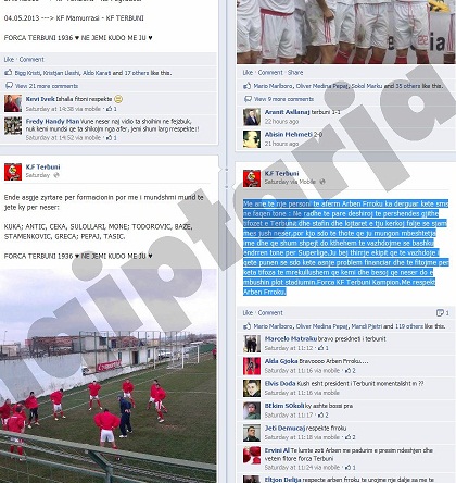 mesazhi frrokut ne fcb