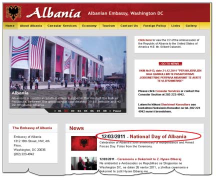 siti i ambasades ne shba