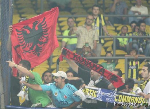 flamur shqiptar ne ndeshjen turqi serbi