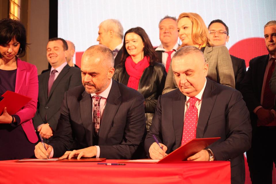 rama meta firmosin koalicionin PS-LSI 22 prill, 2013