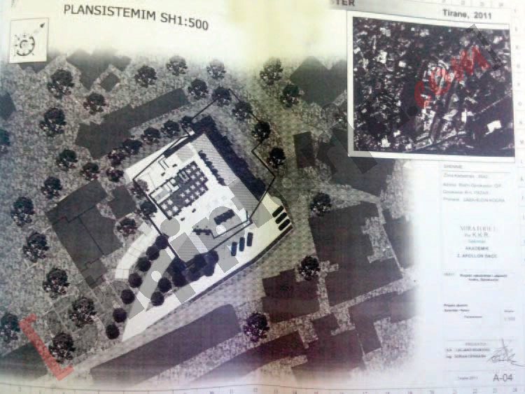 Projekti i hotelit në Gjirokastër me logo