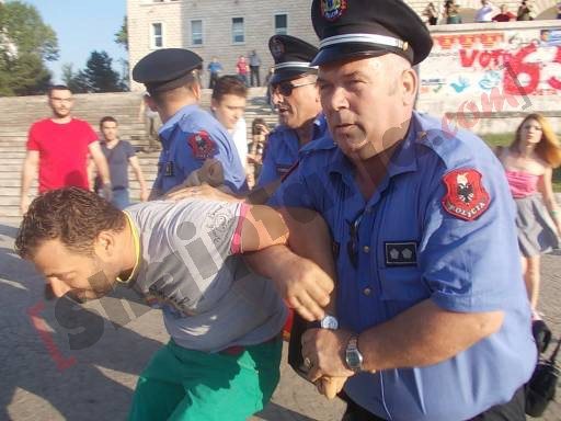protesta pro turqve ne shqiperi 
