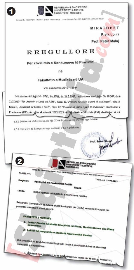 skandali universiteti i arteve