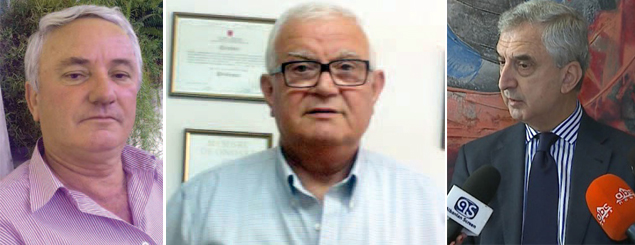 Xheladin Çeka, Edmond Kapedani, dhe ish-dekani Alfred Priftanji