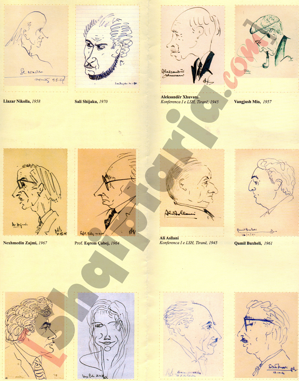 Vizatimet e Dhimitër Shuteriqit me logo