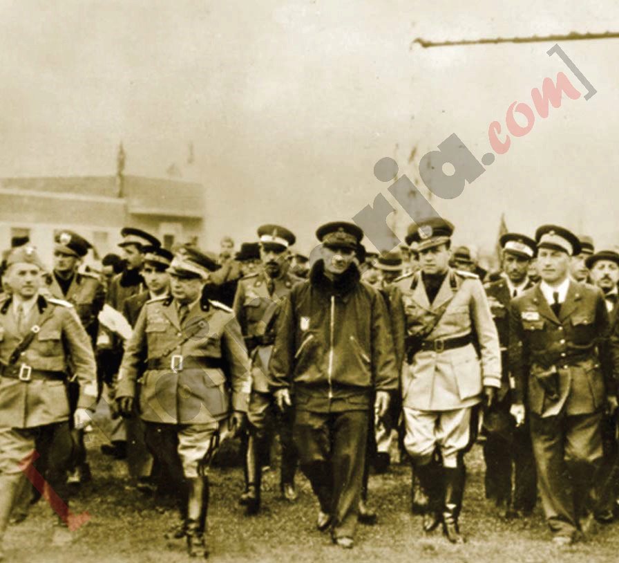 Konti Ciano mbërrin në Shqipëri pril 1939 me logo