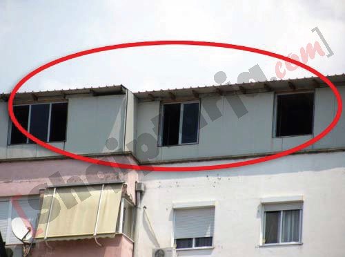 Ndërtim pa leje në rrugën Fortuzi pa leje me logo